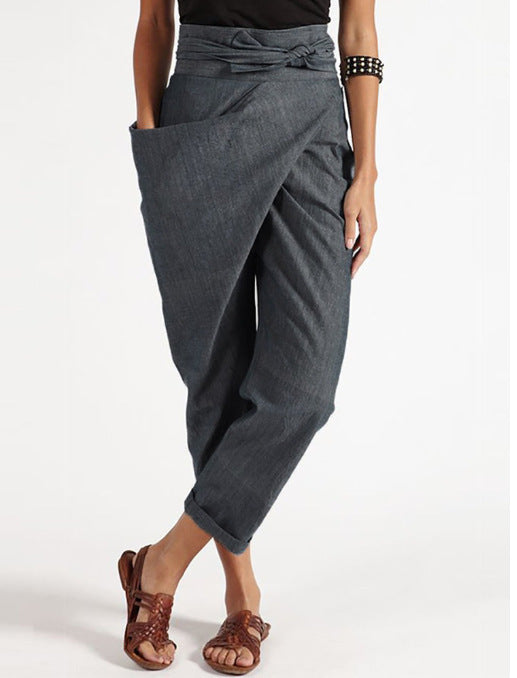 Irregular casual pants