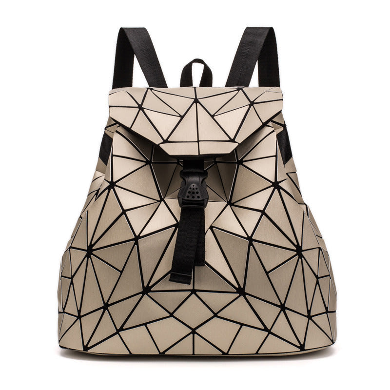 Ladies Fashion Geometric Backpack