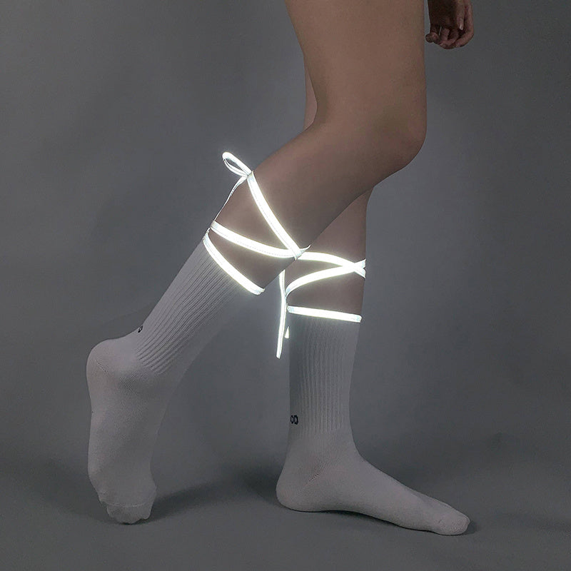 reflective strap socks