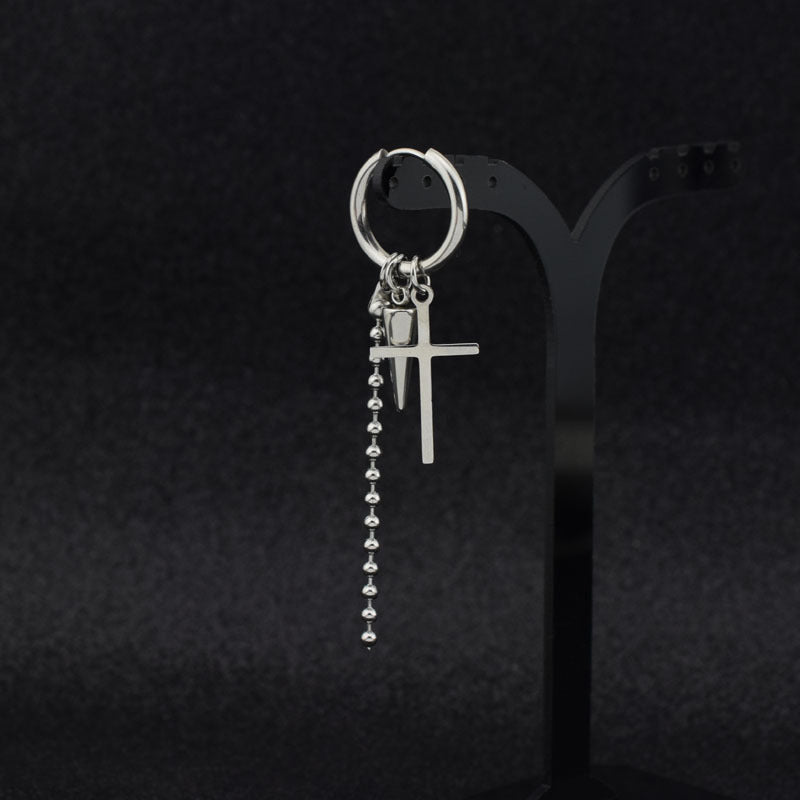 Cross Cone Chain Men's Women's Personality Harajuku Ear Clips