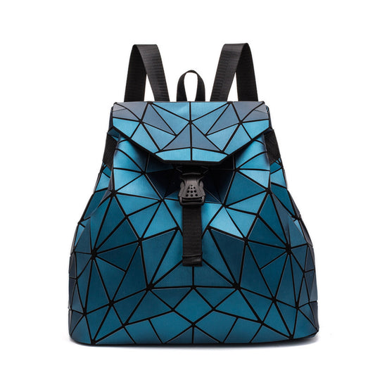 Ladies Fashion Geometric Backpack