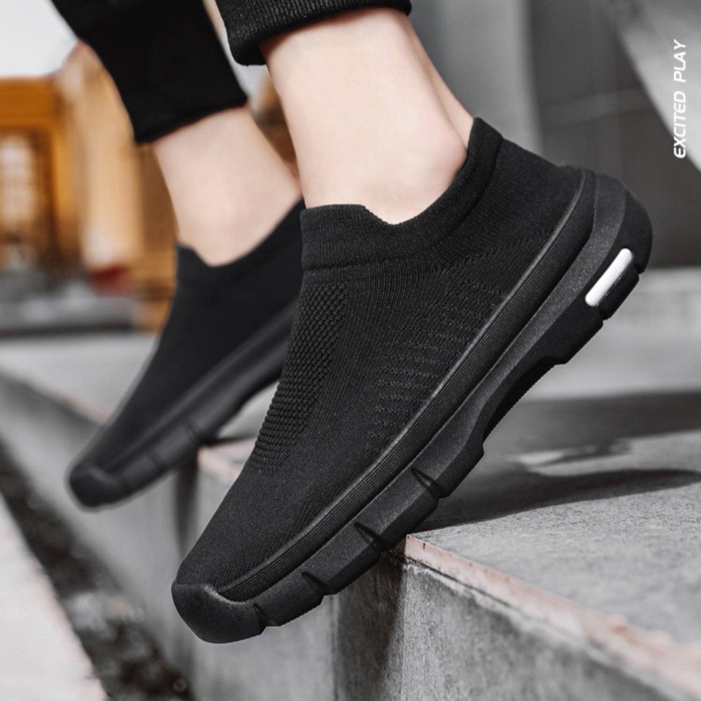 Men's Casual Slip-on Socks Shoes