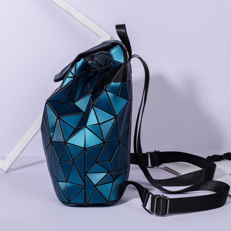 Ladies Fashion Geometric Backpack