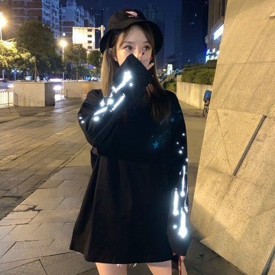 Shooting Star Reflective long sleeve t-shirt