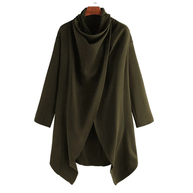 Men's Fashion Cape Punk Irregular Trench Coat