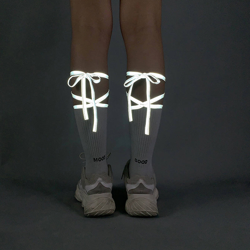 reflective strap socks