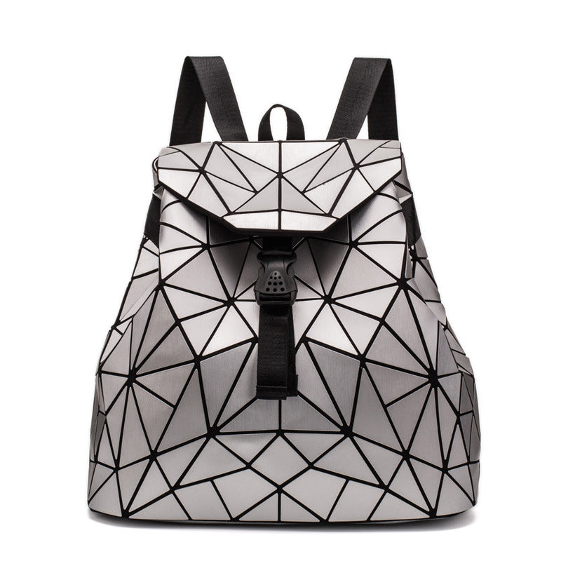 Ladies Fashion Geometric Backpack