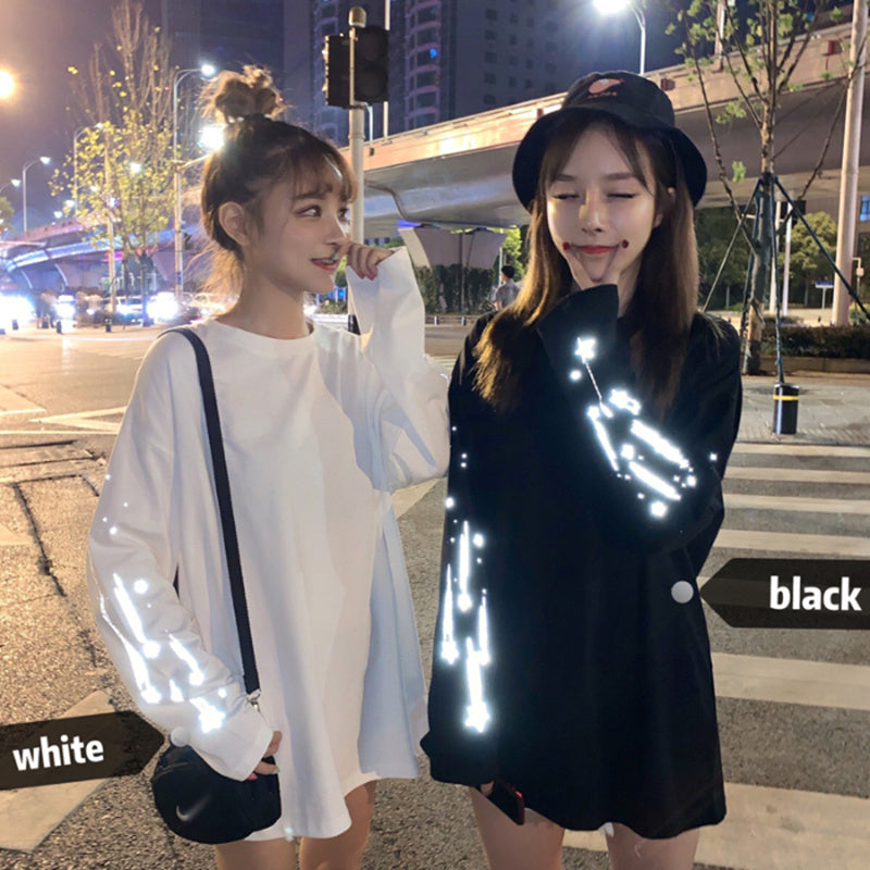 Shooting Star Reflective long sleeve t-shirt