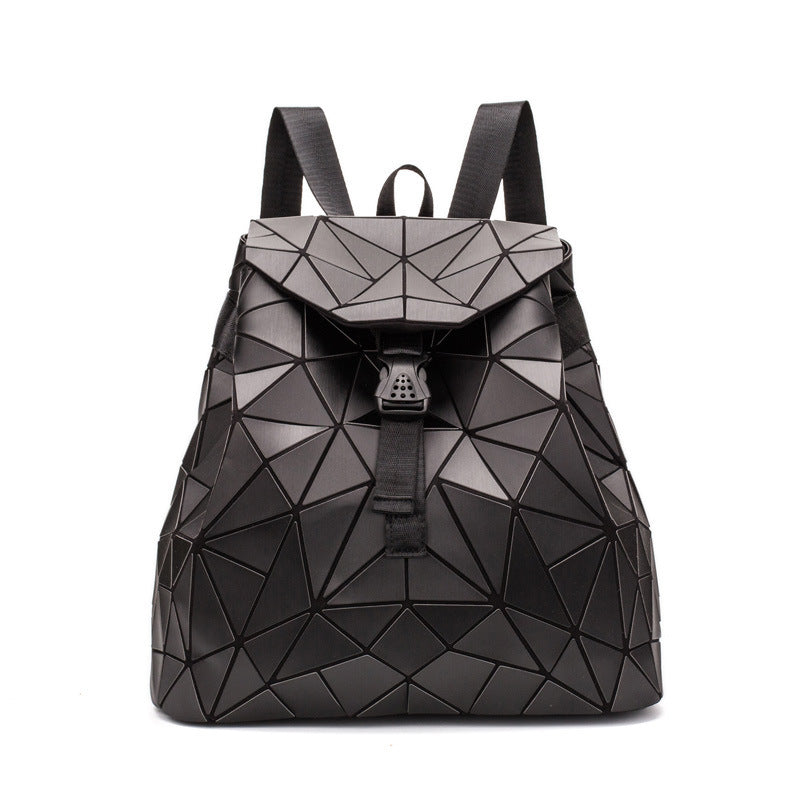 Ladies Fashion Geometric Backpack