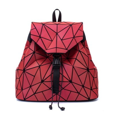 Ladies Fashion Geometric Backpack