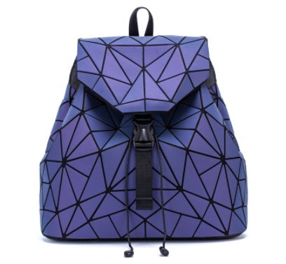 Ladies Fashion Geometric Backpack