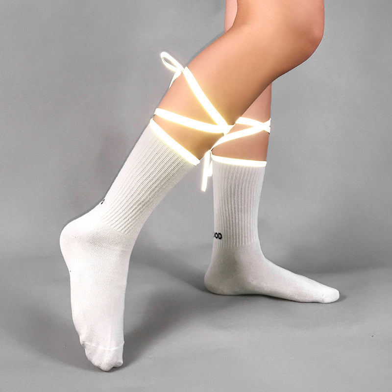 reflective strap socks