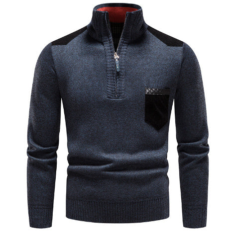 Plush Thickened Sweater Pullover Zipper